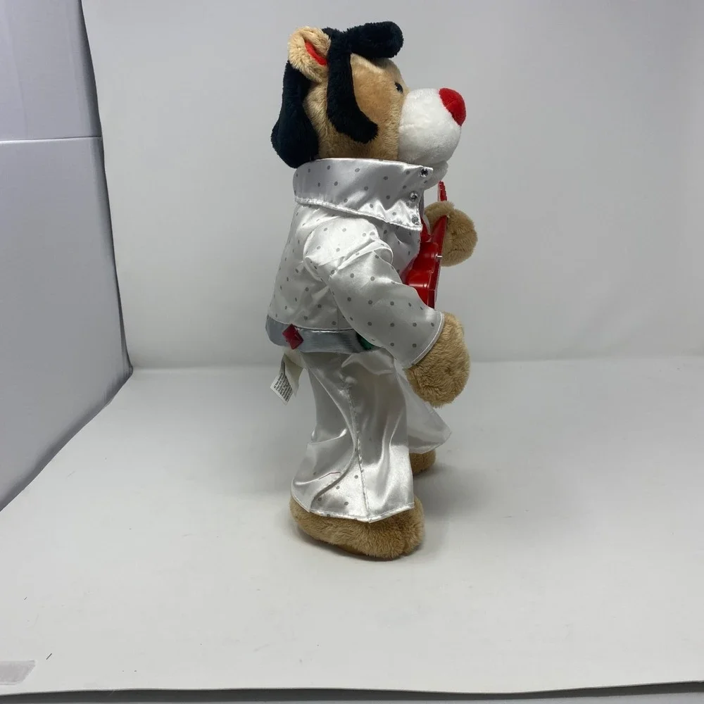 Preferred Plush Singing Elvis Presley Bear in Elvis Outfit 